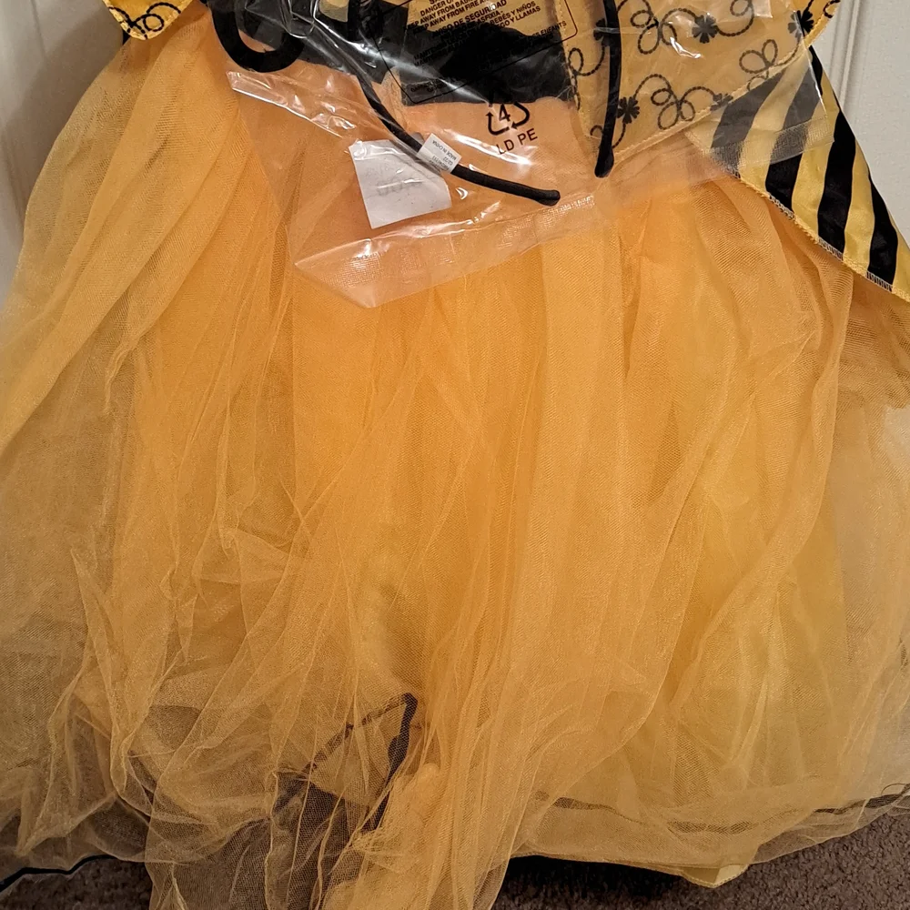 Toddler Sweet Bee Costume - Yellow and Black NWT